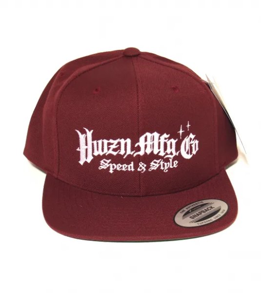 画像1: 【HWZN BROSS/ハウゼンブロス】S&S SNAPBACK　MAROON (1)