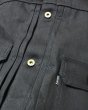 画像6: 【ViSE CLOTHING/バイスクロージング】Cross Denim Vest 6th　BLACK (6)