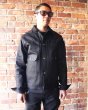 画像17: 【ViSE CLOTHING/バイスクロージング】Cross Denim Jacket　BLACK (17)