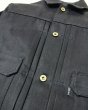 画像5: 【ViSE CLOTHING/バイスクロージング】Cross Denim Jacket　BLACK (5)