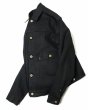 画像2: 【ViSE CLOTHING/バイスクロージング】Cross Denim Jacket　BLACK (2)