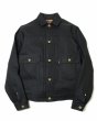 画像1: 【ViSE CLOTHING/バイスクロージング】Cross Denim Jacket　BLACK (1)