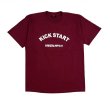 画像1: 【HWZN BROSS/ハウゼンブロス】KICKSTART SS T-SHIRTS　BURGUNDY (1)