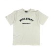 画像1: 【HWZN BROSS/ハウゼンブロス】KICKSTART SS T-SHIRTS　NATURAL (1)