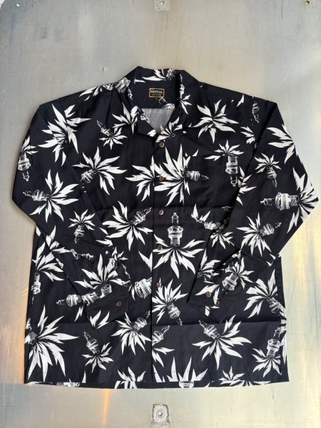 画像1: 【ViSE CLOTHING/バイスクロージング】SPARKS L/S Shirt　BLACK (1)