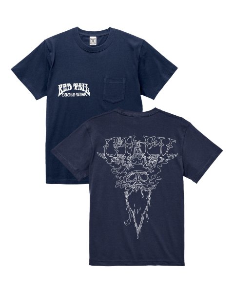 画像1: 【ViSE CLOTHING/バイスクロージング】25_Z-CFFV S/S Poket T-Shirt　NAVY (1)