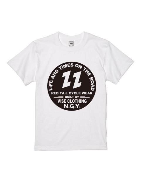 画像1: 【ViSE CLOTHING/バイスクロージング】25_V22 S/S T-Shirt　WHITE (1)