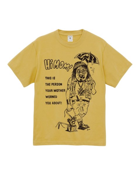 画像1: 【ViSE CLOTHING/バイスクロージング】MOM! S/S T-Shirt　YELLOW (1)